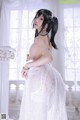 水淼aqua Cosplay 大凤婚纱